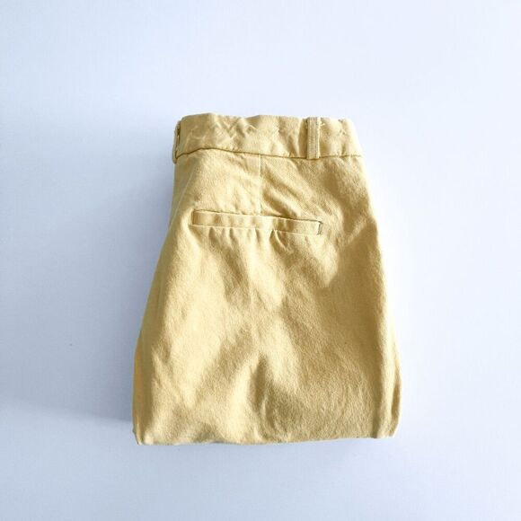 Banana Republic Womens Sloan Trouser Chino Pants Yellow Size 8 - Picture 7 of 11